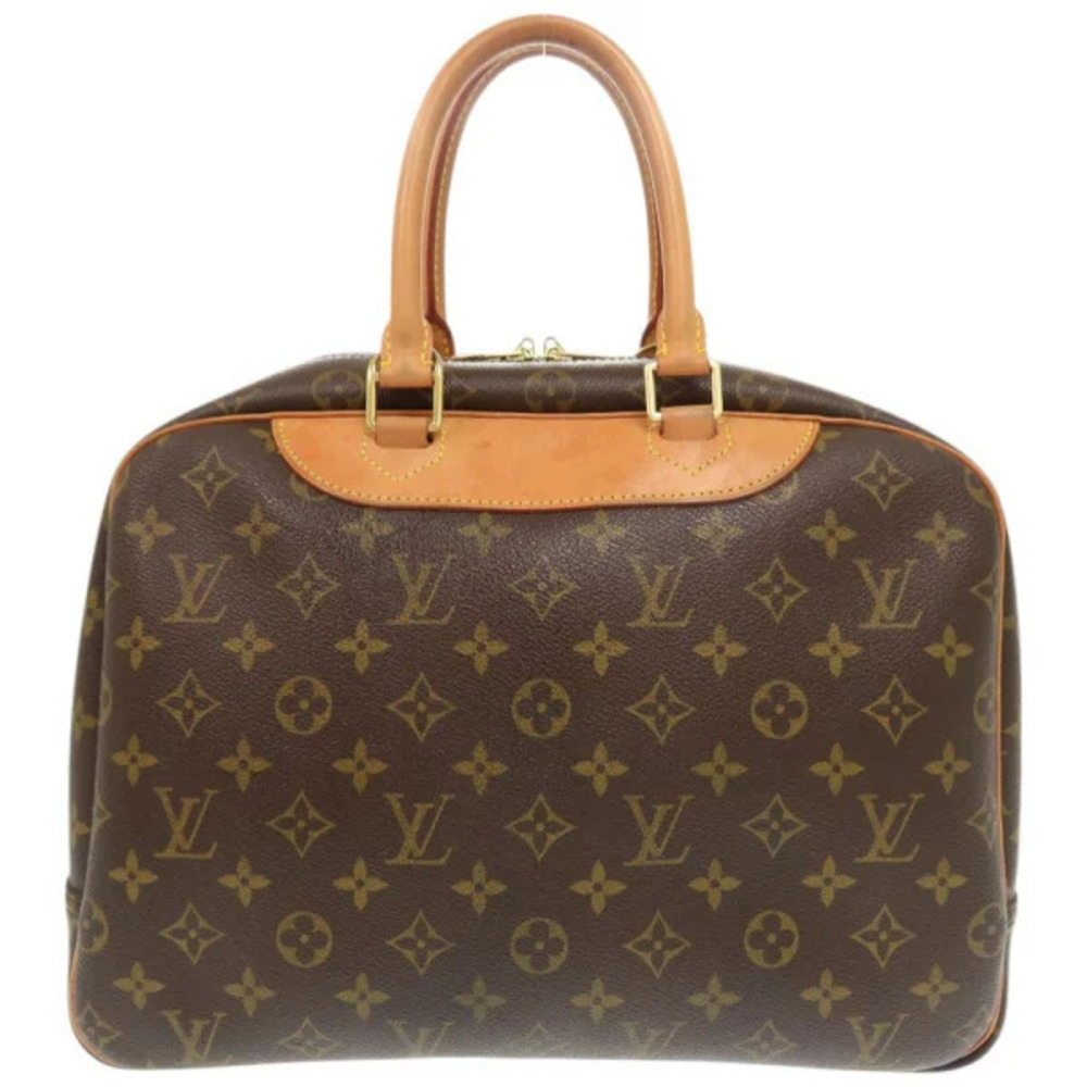 Louis Vuitton Brown Deauville Handbag LV Monogram